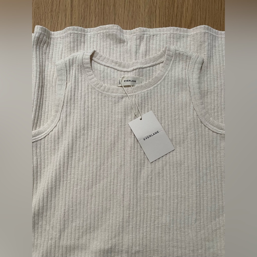Everlane The Rib-Knit A-Line Tank Dress - Picture 7 of 15